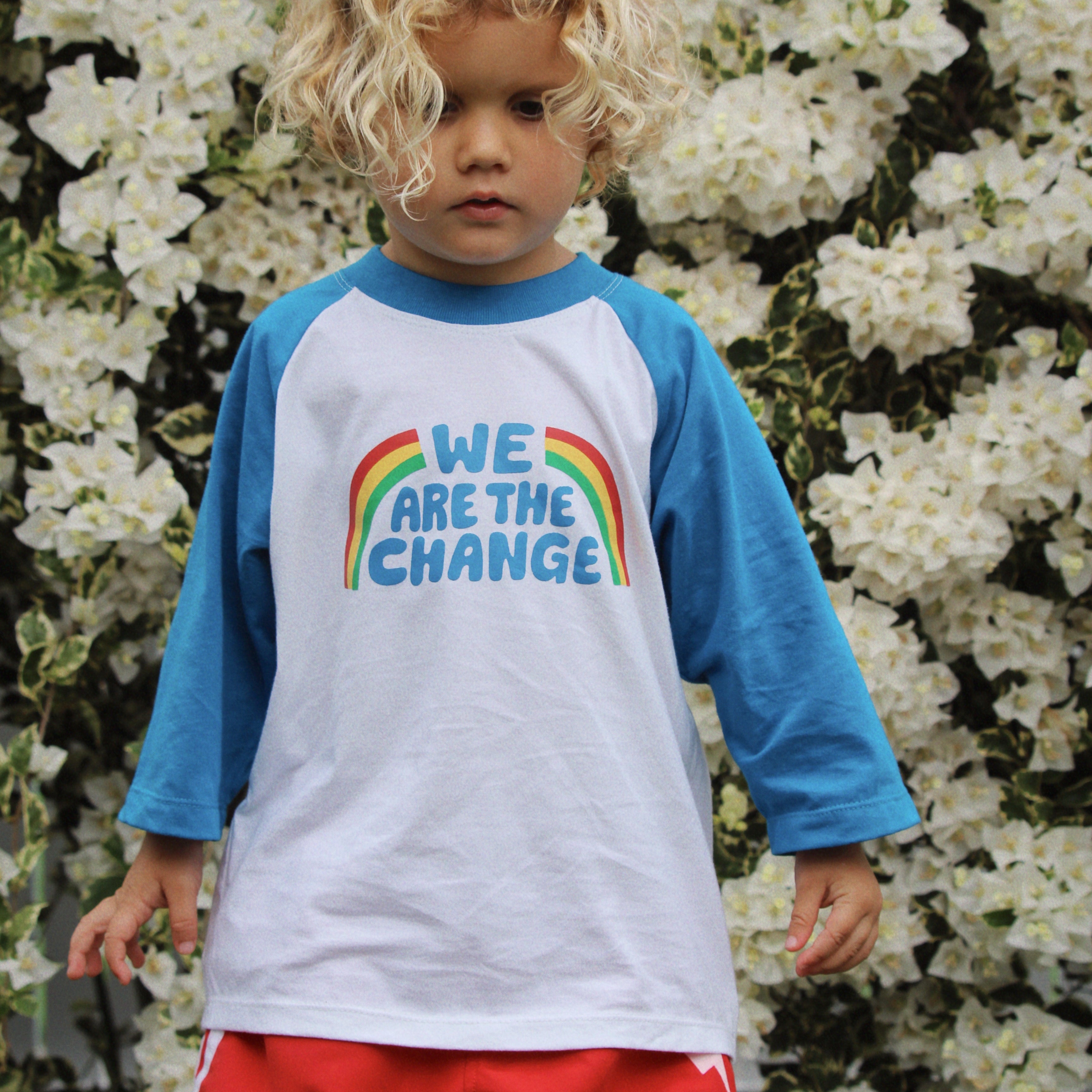 WE ARE THE CHANGE ~ raglan tee