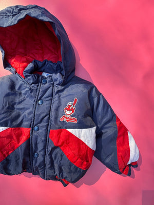 CLEVELAND INDIANS JACKET ~ vintage 2 yrs